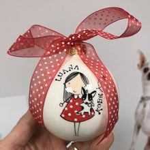Carica l'immagine nel visualizzatore di Gallery, Pallina di Natale in Ceramica Personalizzata