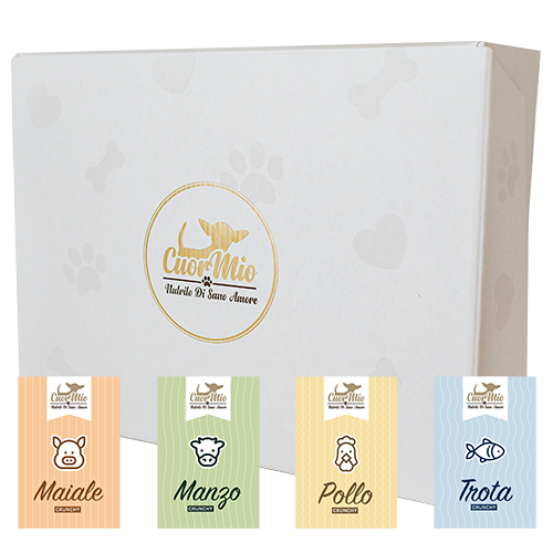 Crunchy 1,5 kg Cofanetto Multigusto con tre ricette a tua scelta